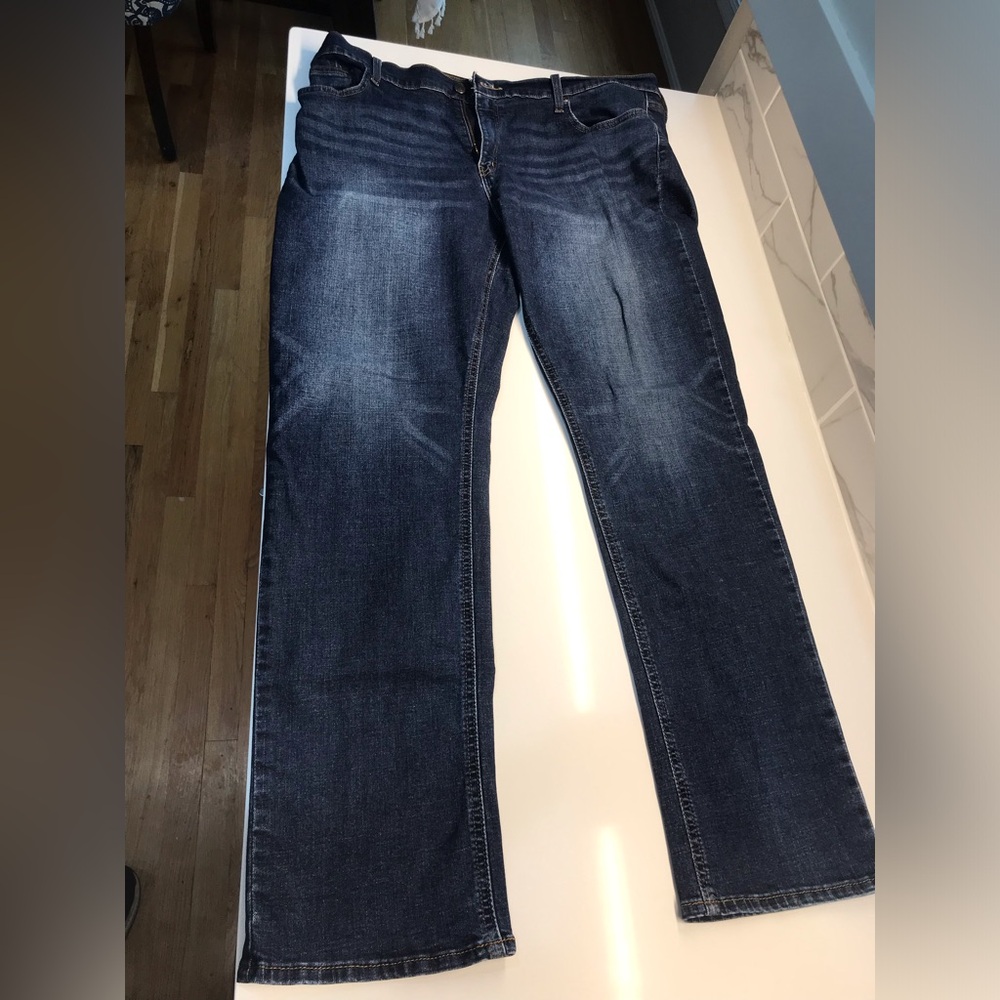 George Straight Dark Wash Jeans 38x32